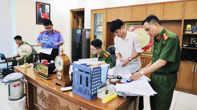 Bắt chủ tịch và giám đốc Công ty quản lý công trình đô thị Bắc Giang Bắt chủ tịch và giám đốc Công ty quản lý công trình đô thị Bắc Giang