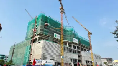 Toàn cảnh dự án TTC Plaza Đà Nẵng 122.000 m2 vừa được cất nóc Toàn cảnh dự án TTC Plaza Đà Nẵng 122.000 m2 vừa được cất nóc