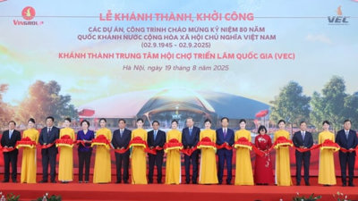 Đồng loạt khởi công, khánh thành 250 công trình tổng vốn gần 1,3 triệu tỷ đồng chào mừng 80 năm Quốc khánh Đồng loạt khởi công, khánh thành 250 công trình tổng vốn gần 1,3 triệu tỷ đồng chào mừng 80 năm Quốc khánh
