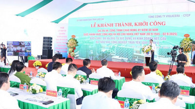 Lào Cai: Khởi công, khánh thành 6 công trình chào mừng kỷ niệm 80 năm Cách mạng tháng Tám và Quốc khánh 2/9 Lào Cai: Khởi công, khánh thành 6 công trình chào mừng kỷ niệm 80 năm Cách mạng tháng Tám và Quốc khánh 2/9