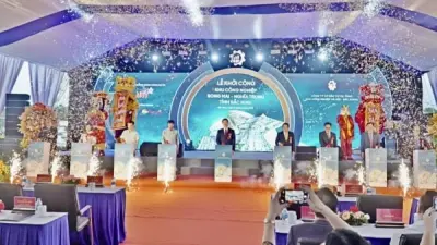Bắc Ninh khởi công khu công nghiệp đầu tiên sau sáp nhập Bắc Ninh khởi công khu công nghiệp đầu tiên sau sáp nhập