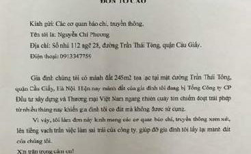 Giữa đêm quây đất của dân, Công ty CTX Holdings hẹn ... ra tết trả lời