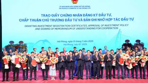 Hải Phòng đón nguồn vốn đầu tư khổng lồ 15,5 tỷ USD