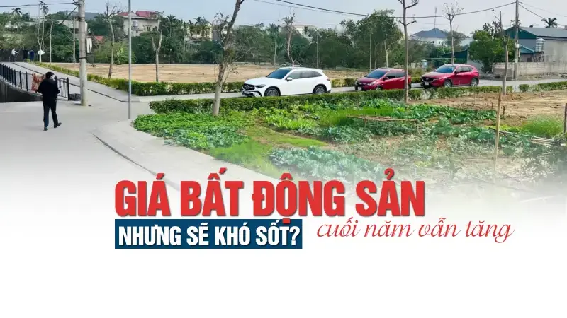 Giá bất động sản cuối năm vẫn tăng, nhưng sẽ khó “sốt”?