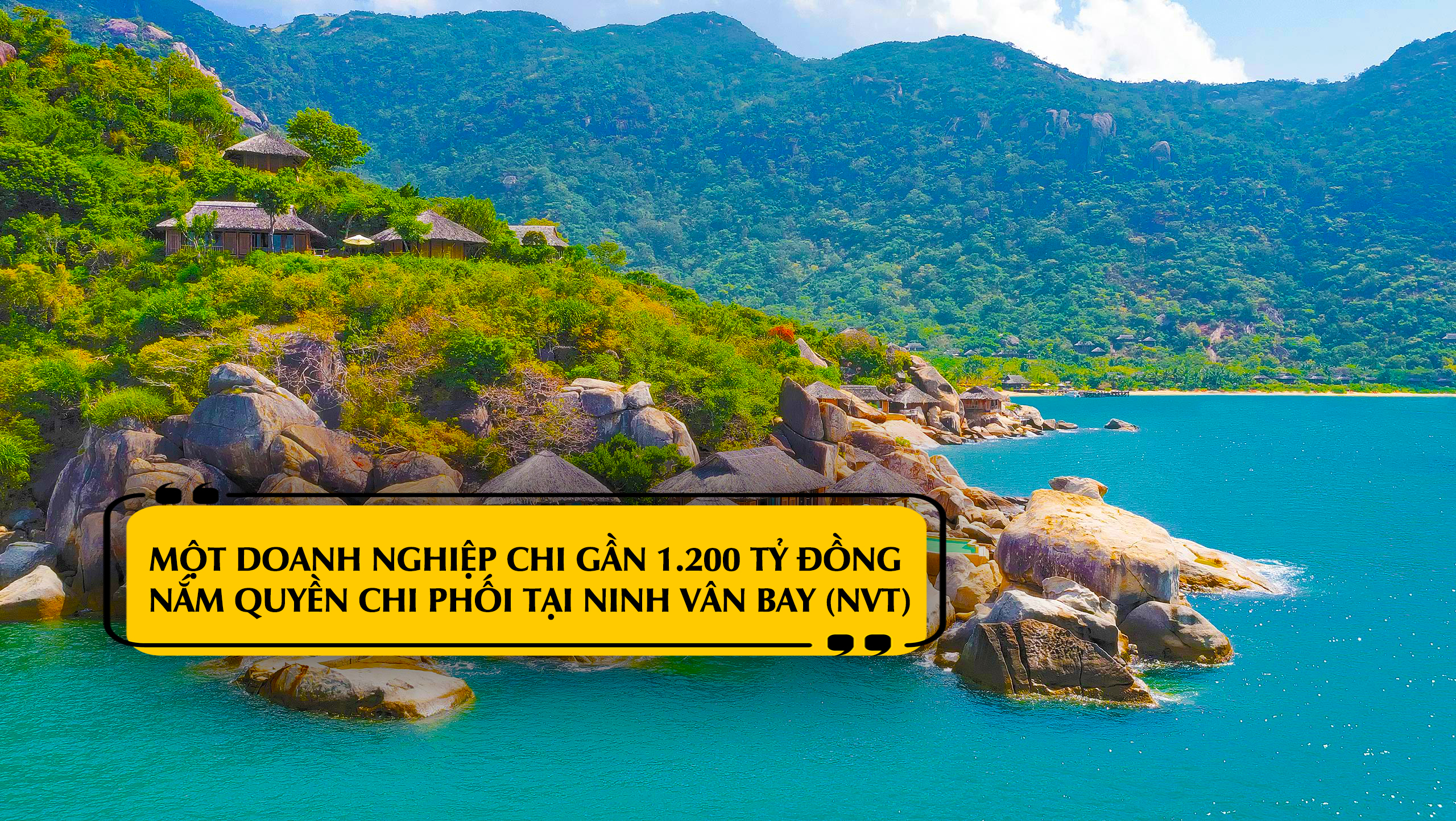Một doanh nghiệp chi gần 1.200 tỷ đồng nắm quyền chi phối tại Ninh Vân Bay (NVT)