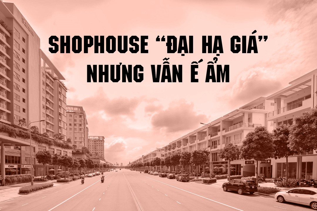 Shophouse “đại hạ giá” nhưng vẫn ế ẩm