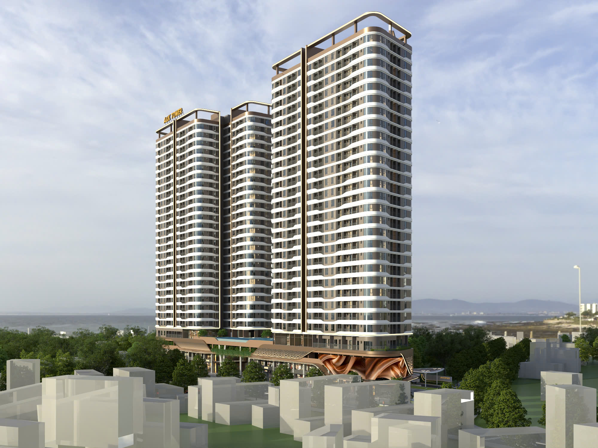 Phối cảnh dự án A&K Tower Phối cảnh dự án A&K Tower
