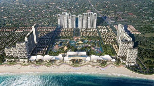 Toàn cảnh dự án Khu đô thị Đường 3 Tháng 2 nhìn từ trên cao (Ảnh phối cảnh minh họa: Sun Property) Toàn cảnh dự án Khu đô thị Đường 3 Tháng 2 nhìn từ trên cao (Ảnh phối cảnh minh họa: Sun Property) 
