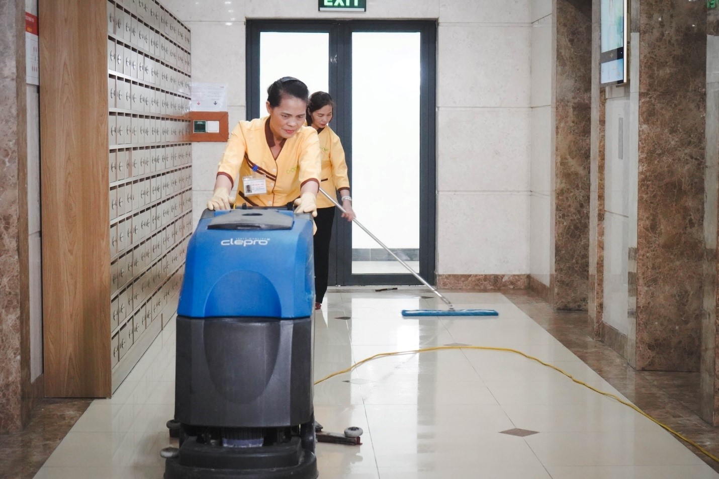 Hoạt động vệ sinh định kỳ tại một dự án TNPM quản lý Hoạt động vệ sinh định kỳ tại một dự án TNPM quản lý 