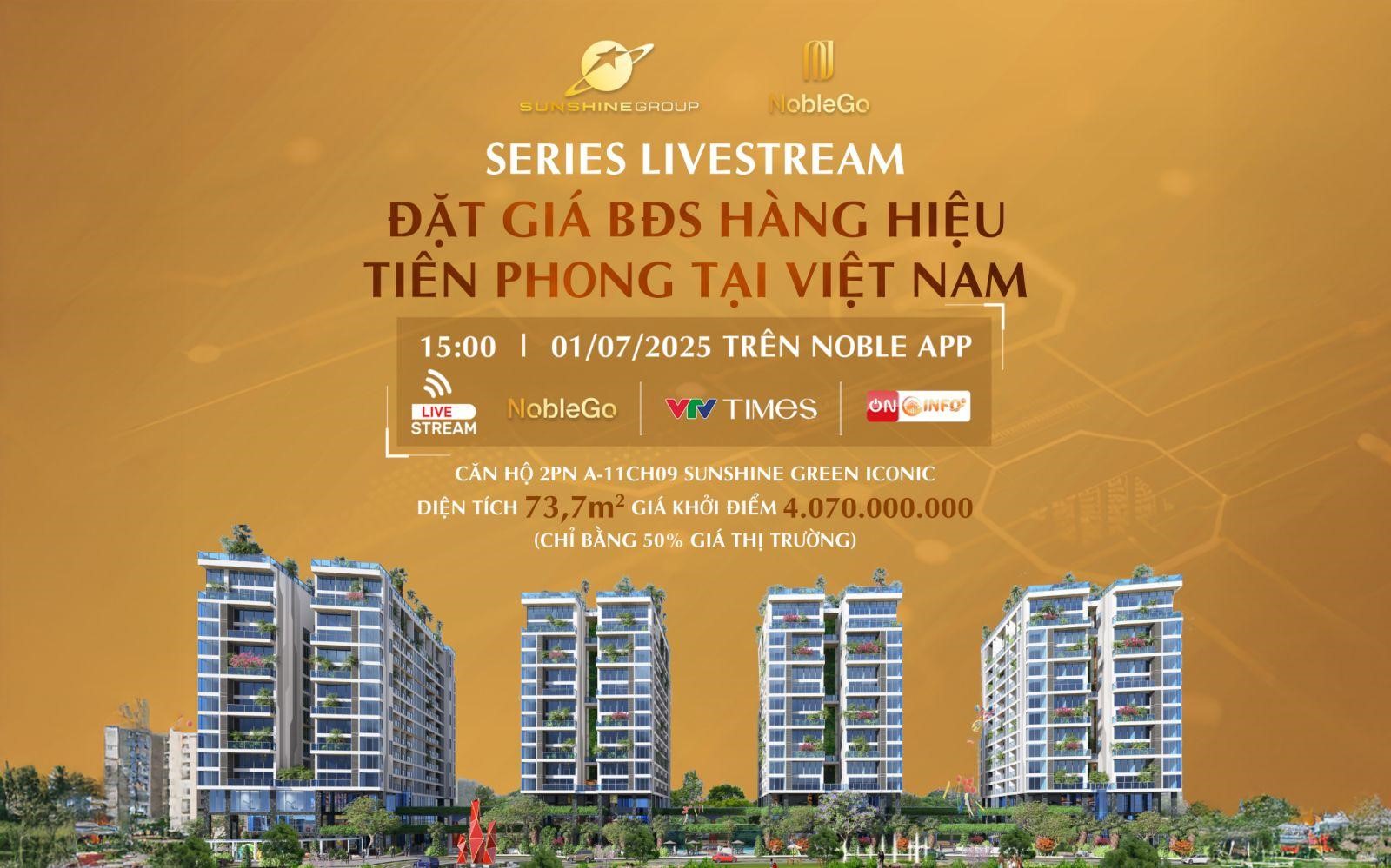 NobleGo là tính năng livestream trên Noble App - nền tảng tiên phong ứng dụng công nghệ AI trong kinh doanh BĐS tại Việt Nam. NobleGo là tính năng livestream trên Noble App - nền tảng tiên phong ứng dụng công nghệ AI trong kinh doanh BĐS tại Việt Nam. 