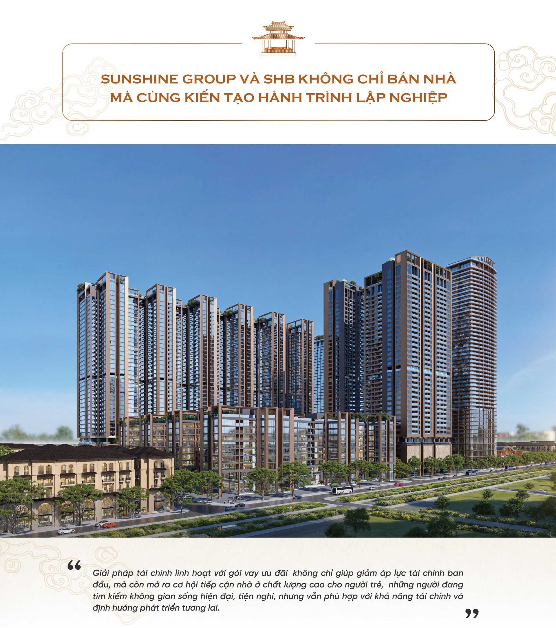 Sunshine Group ra mắt Sunshine Legend City với gần 8.000 căn hộ cao cấp giá hợp lý dành cho người trẻ cùng gói tín dụng từ SHB - góp phần bảo tồn di sản Phố Hiến phía Đông Thủ đô - Ảnh 17 Sunshine Group ra mắt Sunshine Legend City với gần 8.000 căn hộ cao cấp giá hợp lý dành cho người trẻ cùng gói tín dụng từ SHB - góp phần bảo tồn di sản Phố Hiến phía Đông Thủ đô - Ảnh 17