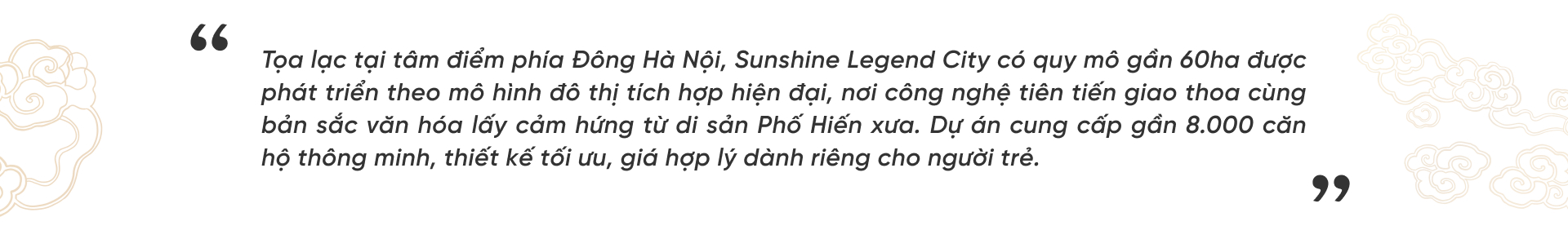 Sunshine Group ra mắt Sunshine Legend City với gần 8.000 căn hộ cao cấp giá hợp lý dành cho người trẻ cùng gói tín dụng từ SHB - góp phần bảo tồn di sản Phố Hiến phía Đông Thủ đô - Ảnh 2 Sunshine Group ra mắt Sunshine Legend City với gần 8.000 căn hộ cao cấp giá hợp lý dành cho người trẻ cùng gói tín dụng từ SHB - góp phần bảo tồn di sản Phố Hiến phía Đông Thủ đô - Ảnh 2