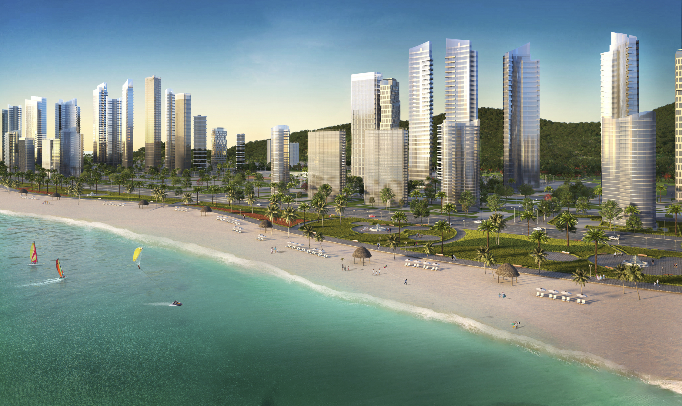 Một góc phối cảnh Sun Elite City, quần thể đô thị nghỉ dưỡng đẳng cấp bên vịnh di sản Hạ Long. (Ảnh: Sun Property) Một góc phối cảnh Sun Elite City, quần thể đô thị nghỉ dưỡng đẳng cấp bên vịnh di sản Hạ Long. (Ảnh: Sun Property) 