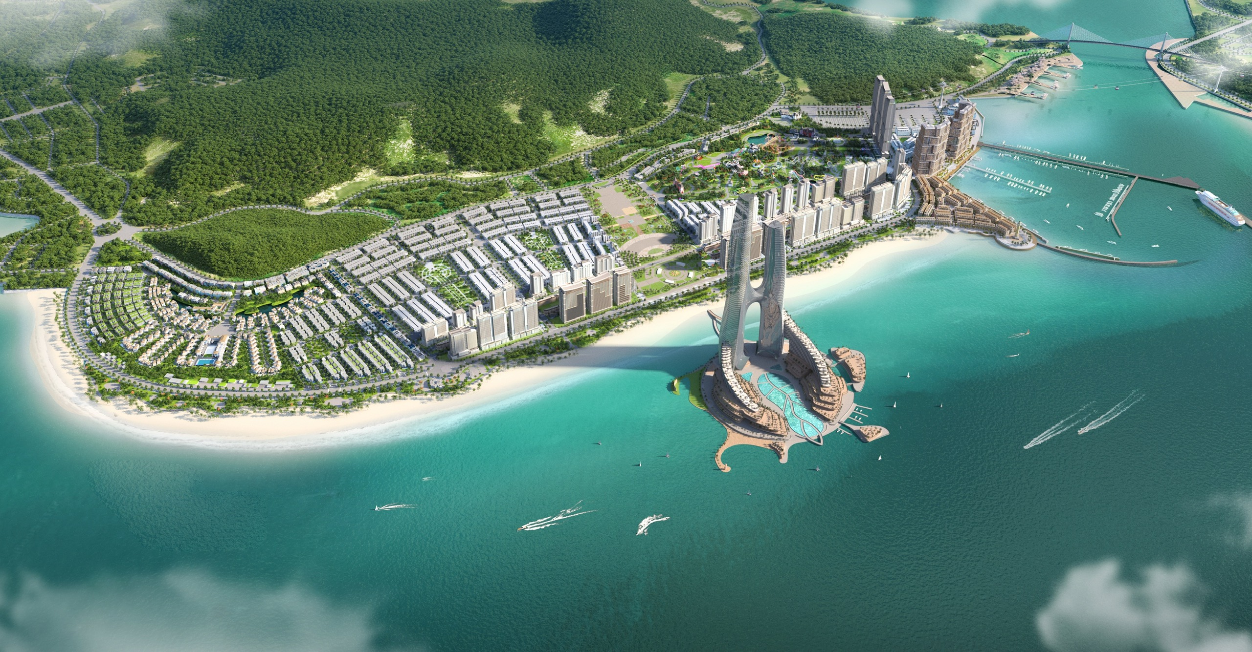 Quần thể đô thị nghỉ dưỡng Sun Elite City quy mô 324 ha. (Ảnh: Sun Property) Quần thể đô thị nghỉ dưỡng Sun Elite City quy mô 324 ha. (Ảnh: Sun Property) 