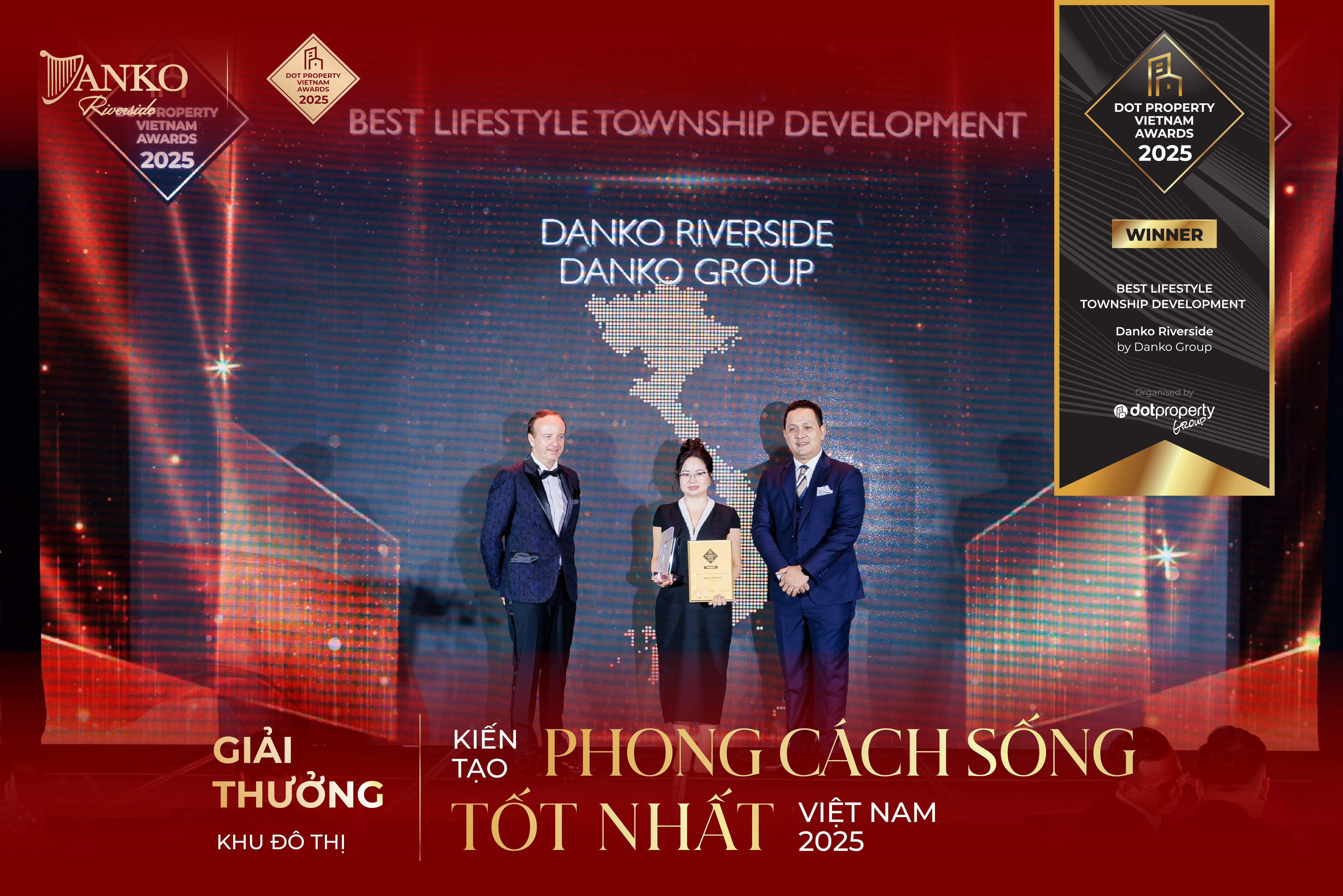 Danko Riverside được vinh danh với giải thưởng KĐT kiến tạo phong cách sống tốt nhất Việt Nam 2025 Danko Riverside được vinh danh với giải thưởng KĐT kiến tạo phong cách sống tốt nhất Việt Nam 2025 