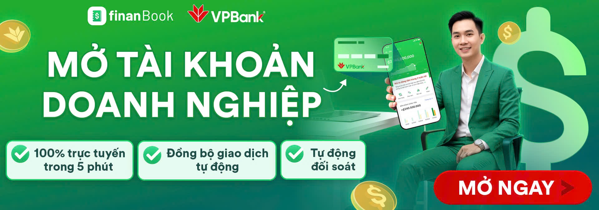 Khách hàng có thể mở tài khoản doanh nghiệp trực tuyến qua eKYC ngay trên ứng dụng FinanBook Khách hàng có thể mở tài khoản doanh nghiệp trực tuyến qua eKYC ngay trên ứng dụng FinanBook