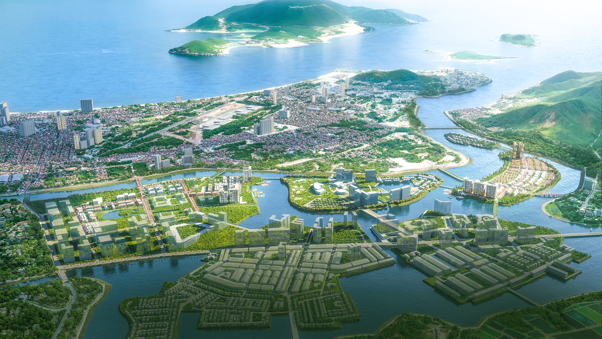 Khu đô thị hỗn hợp Nha Trang được bao bọc bởi các dòng sông, hứa hẹn trở thành biểu tượng kiến trúc đô thị của Khánh Hòa Khu đô thị hỗn hợp Nha Trang được bao bọc bởi các dòng sông, hứa hẹn trở thành biểu tượng kiến trúc đô thị của Khánh Hòa 