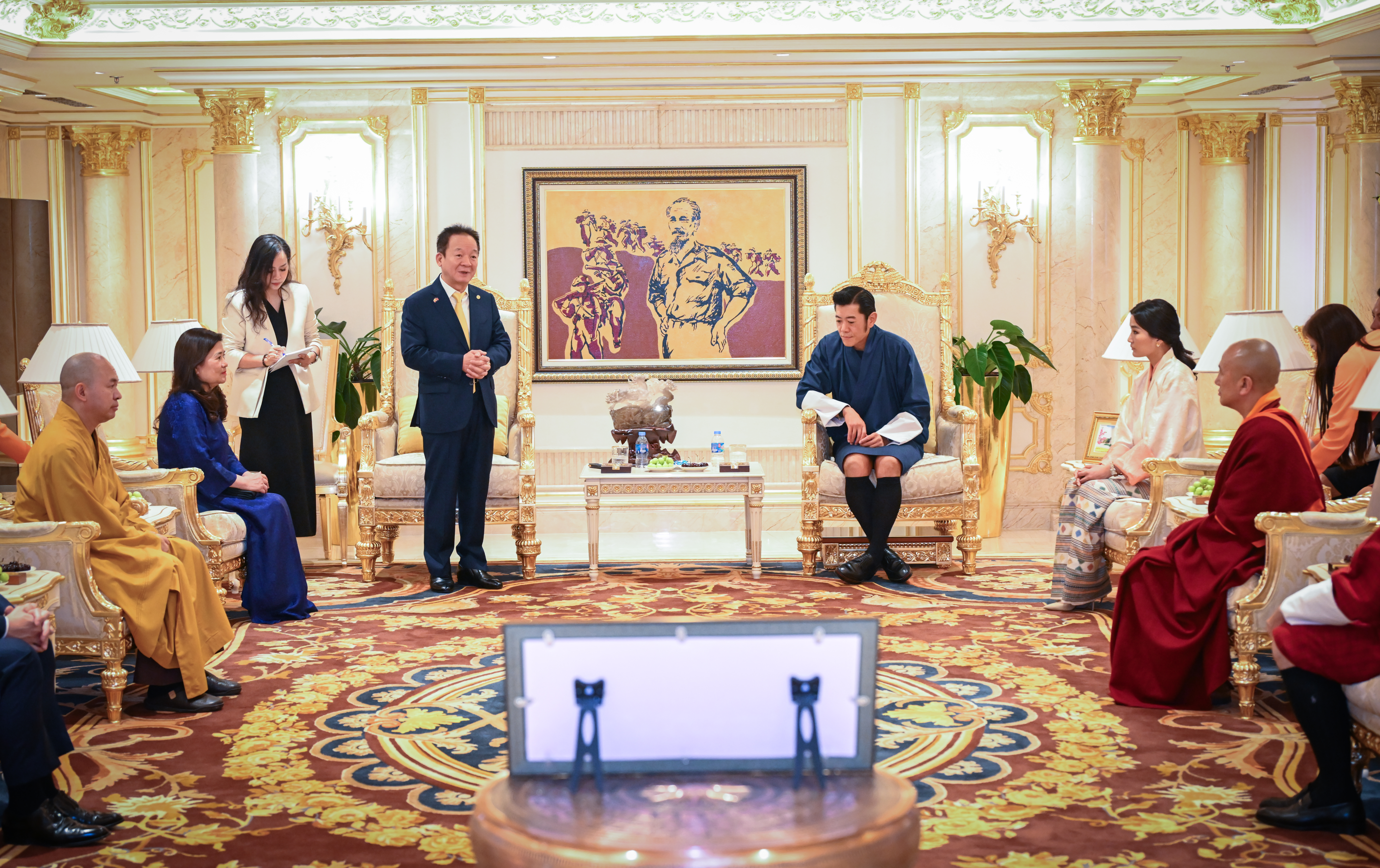 Nh&agrave; s&aacute;ng lập, Chủ tịch Điều h&agrave;nh T&amp;T Group Đỗ Quang Hiển b&agrave;y tỏ mong muốn hợp t&aacute;c với Bhutan. &nbsp;
