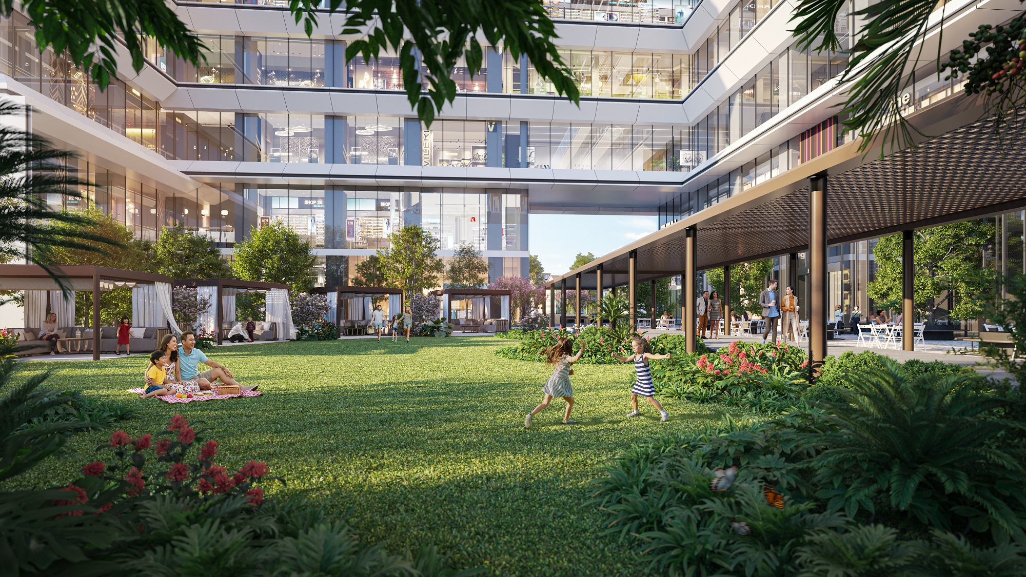 Sun Feliza Suites dành riêng 11.548m² kiến tạo khu vườn Hạnh Phúc cho cư dân hưởng thụ. Ảnh: Sun Property Sun Feliza Suites dành riêng 11.548m² kiến tạo khu vườn Hạnh Phúc cho cư dân hưởng thụ. Ảnh: Sun Property 