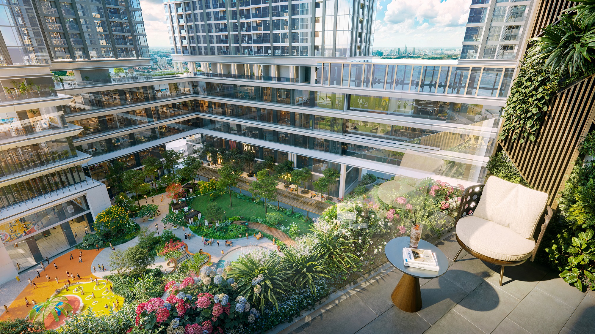 Tại Sun Feliza Suites, cư dân tận hưởng cảm giác “chữa lành” ở mọi không gian sống. Ảnh: Sun Property Tại Sun Feliza Suites, cư dân tận hưởng cảm giác “chữa lành” ở mọi không gian sống. Ảnh: Sun Property 