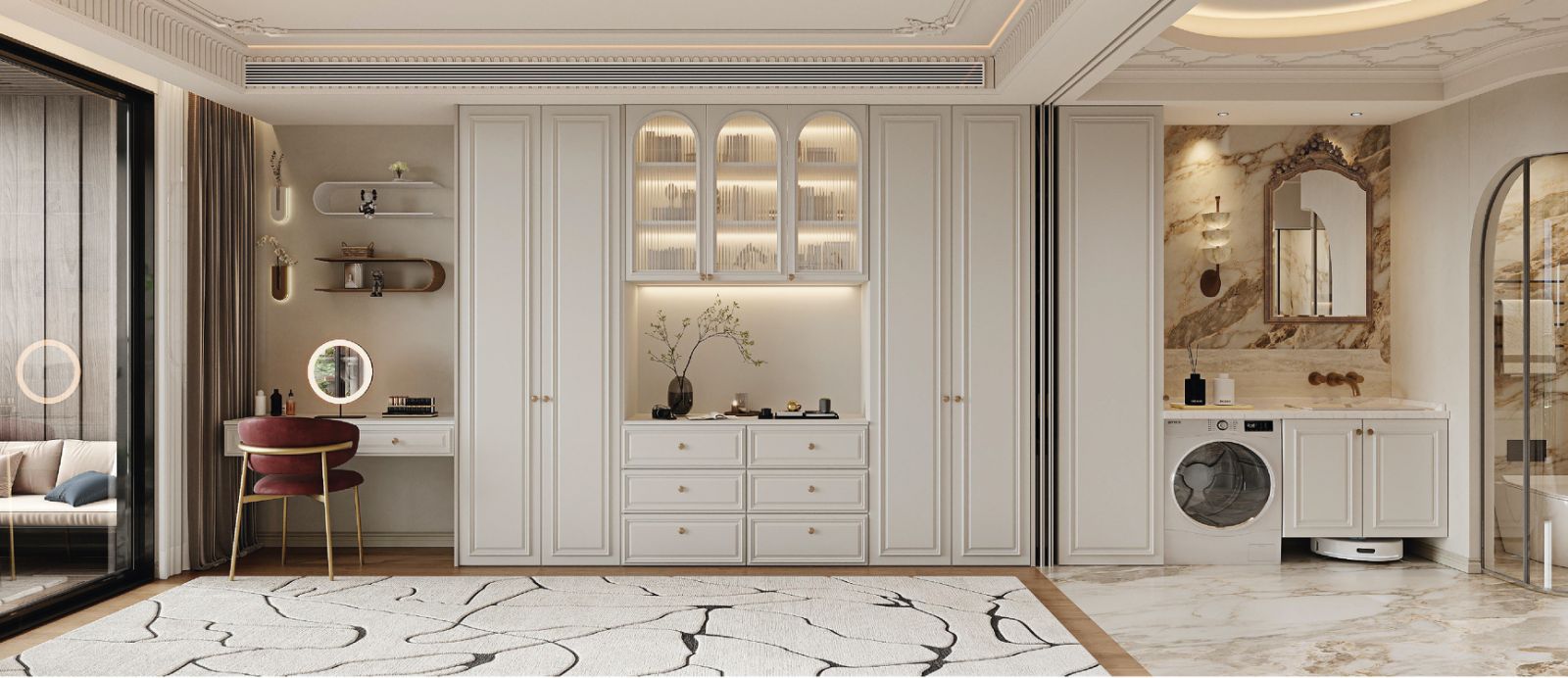 Từ tủ bếp, bàn ăn, đến sofa, giường ngủ, tủ...tất cả sẽ được thiết kế đồng bộ để mang đến một không gian sống sang trọng và tiện nghi Từ tủ bếp, bàn ăn, đến sofa, giường ngủ, tủ...tất cả sẽ được thiết kế đồng bộ để mang đến một không gian sống sang trọng và tiện nghi 