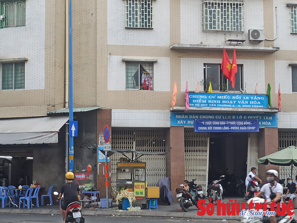 Chung cư Miếu Nổi nhếch nhác. Chung cư Miếu Nổi nhếch nhác. 