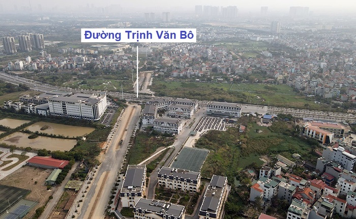 Đường rộng 40m hướng đến KĐT Xuân Phương vẫn dang dở sau nhiều năm xây dựng - Ảnh 3 Đường rộng 40m hướng đến KĐT Xuân Phương vẫn dang dở sau nhiều năm xây dựng - Ảnh 3