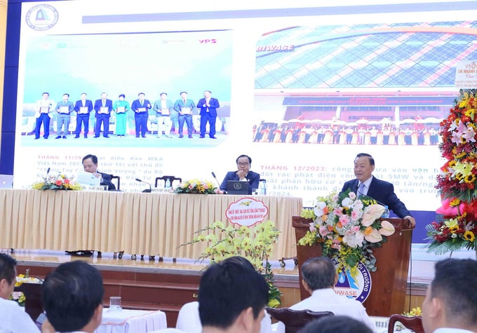 Ông Nguyễn Văn Thiền, Chủ tịch Biwase phát biểu. Ông Nguyễn Văn Thiền, Chủ tịch Biwase phát biểu.