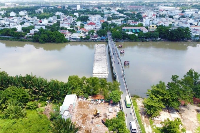 Cầu Phước Long dự kiến sẽ hoàn thành vào tháng 12/2024. Ảnh: Internet Cầu Phước Long dự kiến sẽ hoàn thành vào tháng 12/2024. Ảnh: Internet
