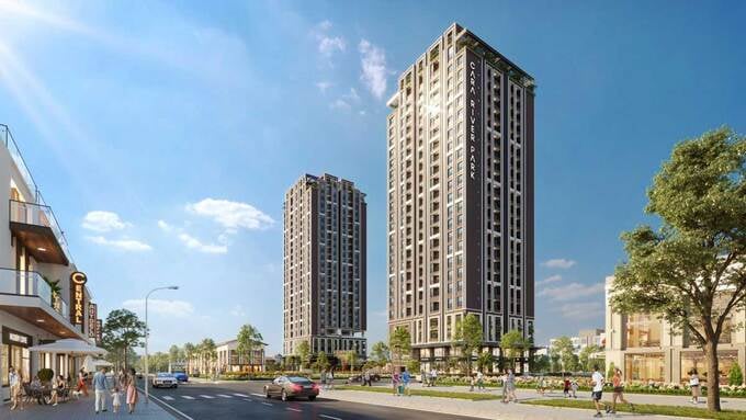 Bối cảnh 3D dự án Cara River Park - Cần Thơ - tòa Luxury Tower Bối cảnh 3D dự án Cara River Park - Cần Thơ - tòa Luxury Tower 