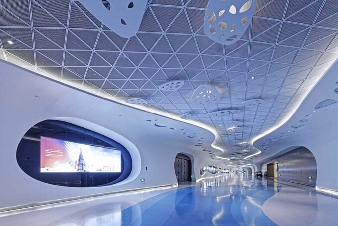 Tháp Thượng Hải được xây dựng với mục tiêu trở thành một trong những tòa nhà chọc trời tiên tiến và bền vững nhất thế giới. Ảnh: Internet Tháp Thượng Hải được xây dựng với mục tiêu trở thành một trong những tòa nhà chọc trời tiên tiến và bền vững nhất thế giới. Ảnh: Internet