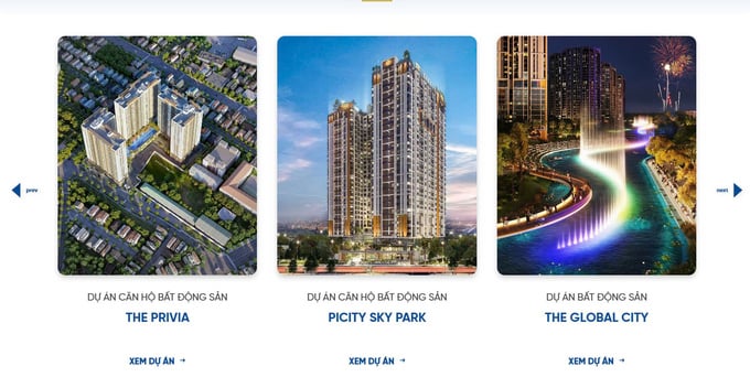 Các dự án của Sen Group Các dự án của Sen Group 
