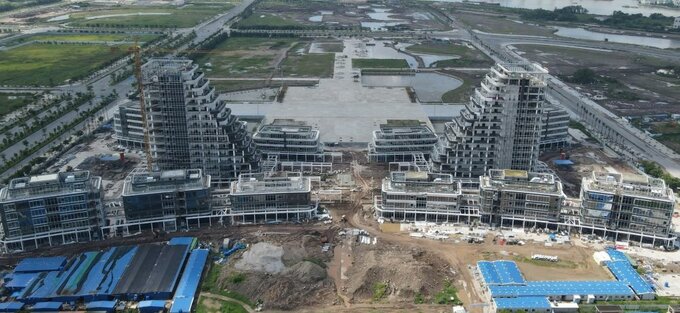 Một số huyện, thị xã của hai địa phương chuẩn bị lên thành phố. Ảnh: Hoàng Khôi Một số huyện, thị xã của hai địa phương chuẩn bị lên thành phố. Ảnh: Hoàng Khôi 
