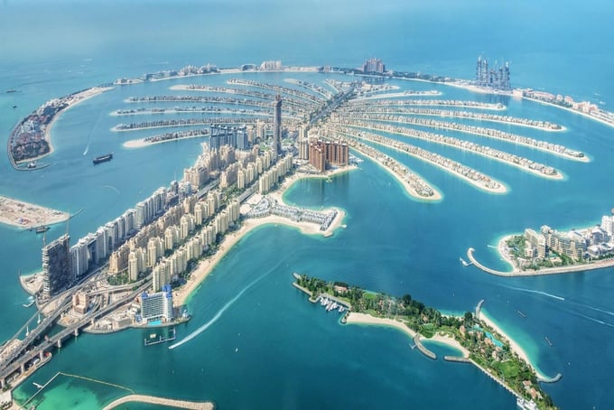 Đảo Cây Cọ ở Dubai Đảo Cây Cọ ở Dubai
