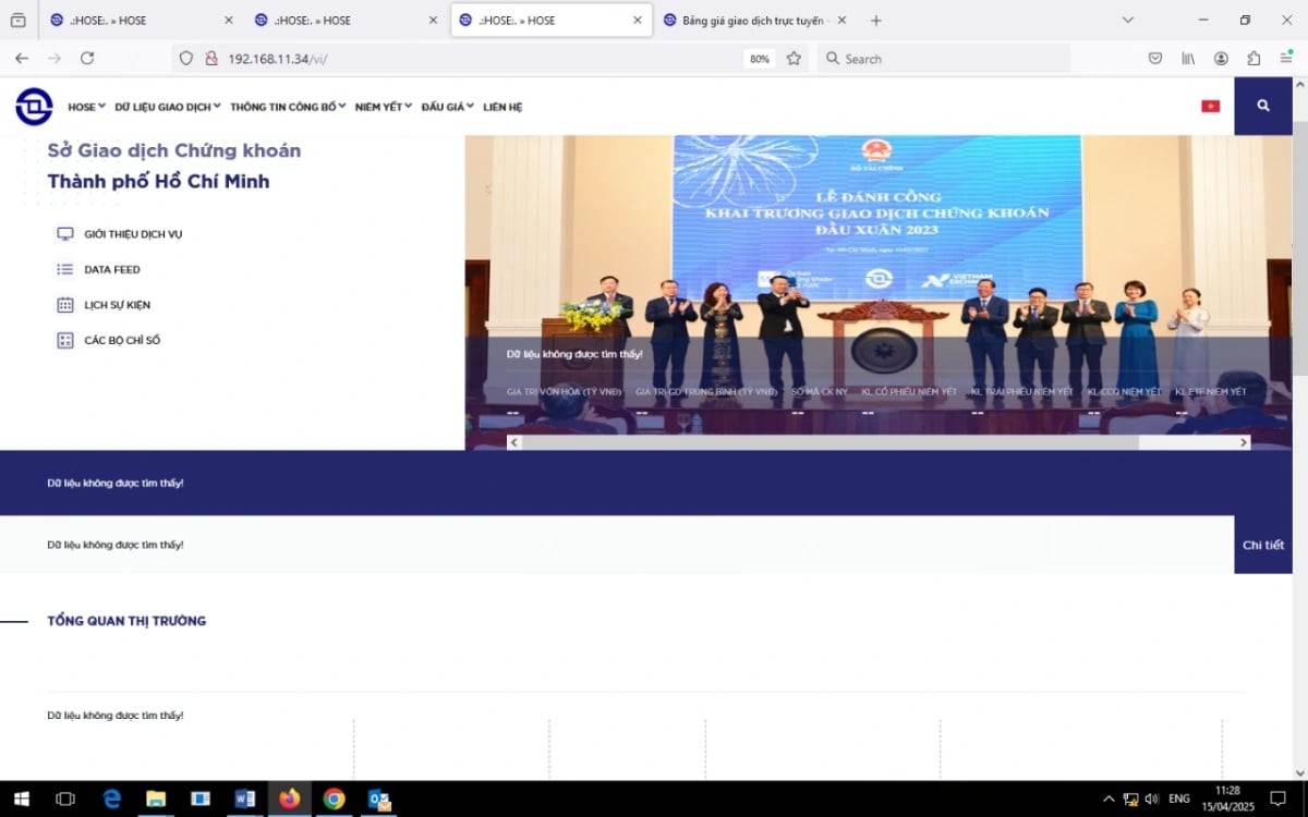 HoSE ra mắt giao diện mới từ ngày 5/5/2025 HoSE ra mắt giao diện mới từ ngày 5/5/2025