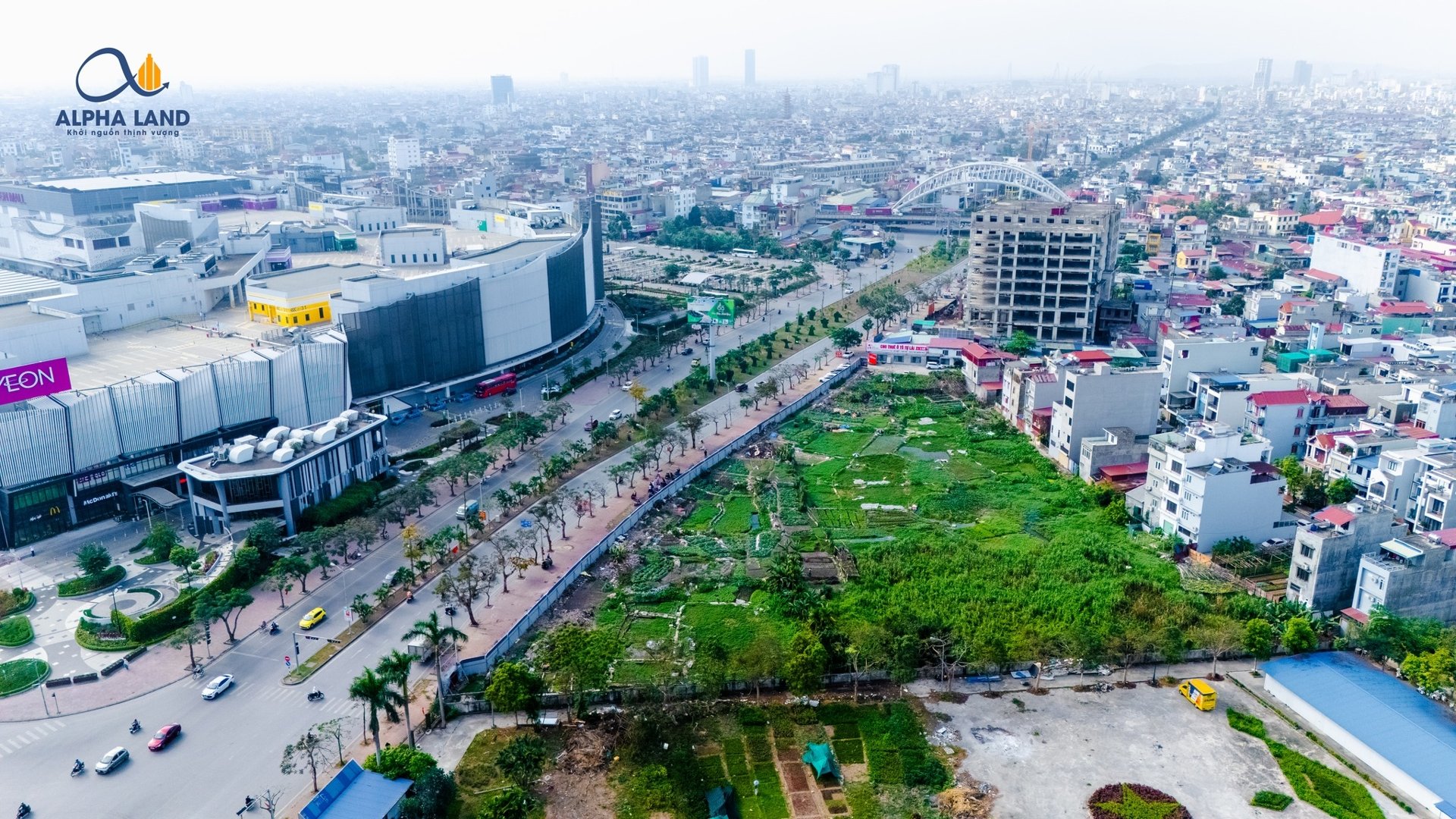 Vị trí lô đất (ảnh: Alpha land). Vị trí lô đất (ảnh: Alpha land).