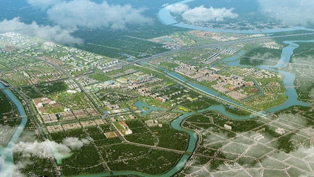 Toàn cảnh siêu đô thị Sun Mega City phía Nam Hà Nội Toàn cảnh siêu đô thị Sun Mega City phía Nam Hà Nội