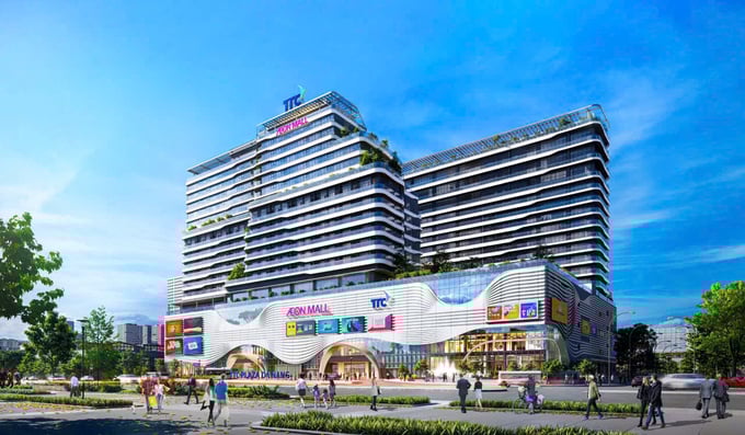 Toàn cảnh dự án TTC Plaza Đà Nẵng 122.000 m2 vừa được cất nóc - Ảnh 1 Toàn cảnh dự án TTC Plaza Đà Nẵng 122.000 m2 vừa được cất nóc - Ảnh 1