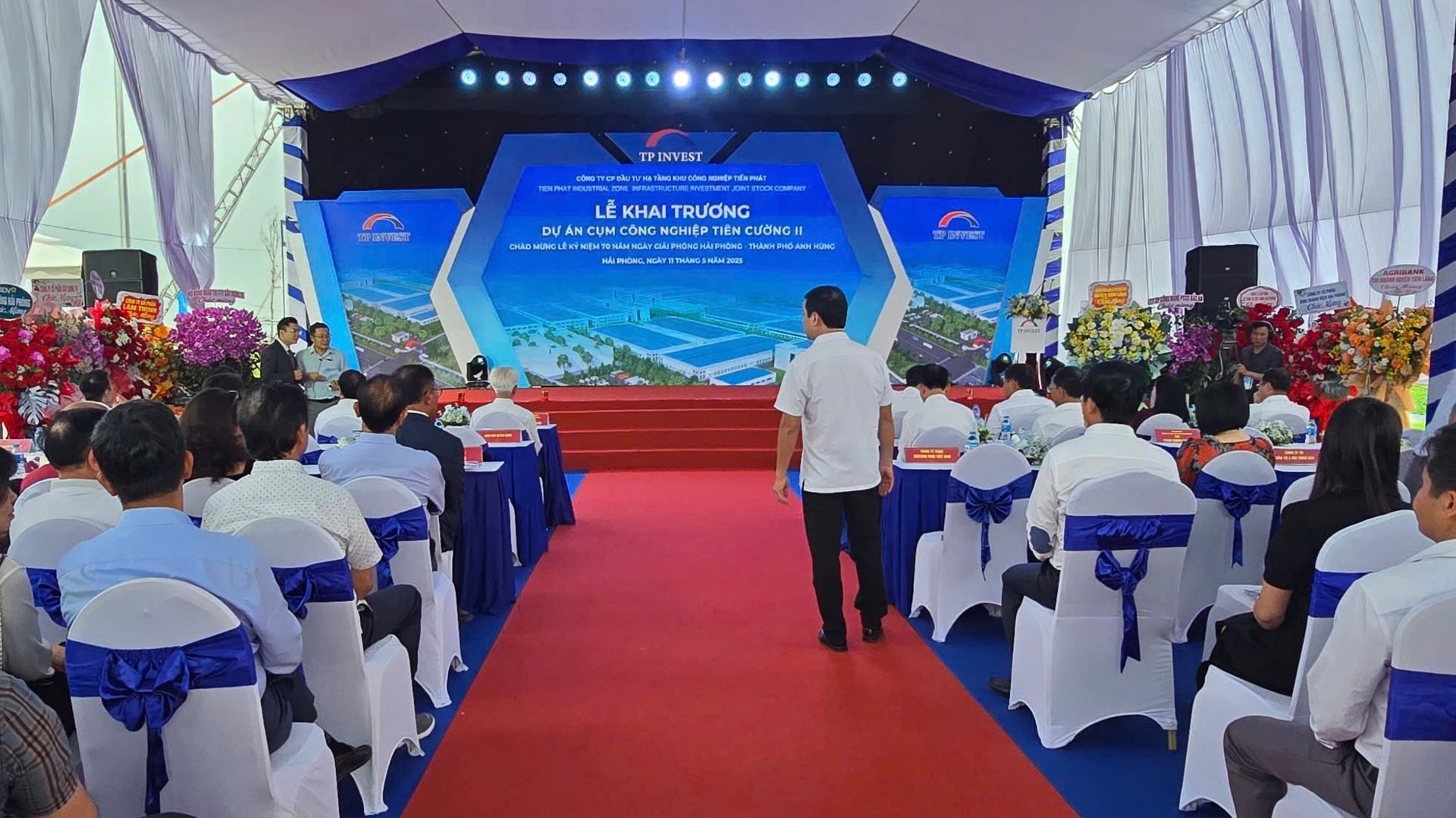 Lễ khai trương dự án Cụm công nghiện Tiên Cường II. Lễ khai trương dự án Cụm công nghiện Tiên Cường II.