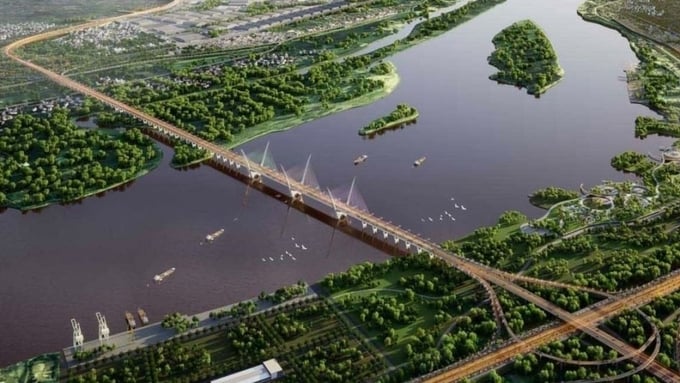 Cầu Tứ Liên hơn 20.000 tỷ đồng được khởi công - Ảnh 1 Cầu Tứ Liên hơn 20.000 tỷ đồng được khởi công - Ảnh 1