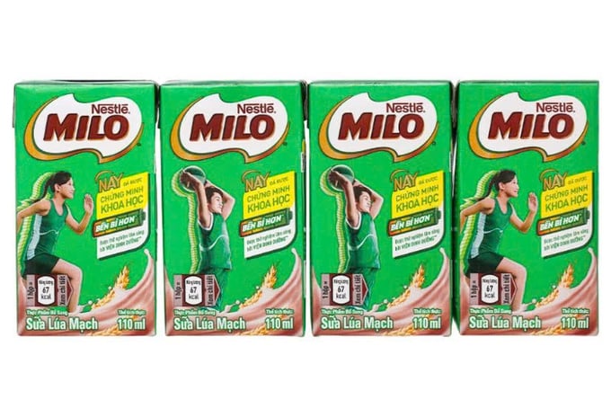 Sản phẩm Thực phẩm bổ sung Sữa lúa mạch Nestlé Milo. Sản phẩm "Thực phẩm bổ sung Sữa lúa mạch Nestlé Milo".