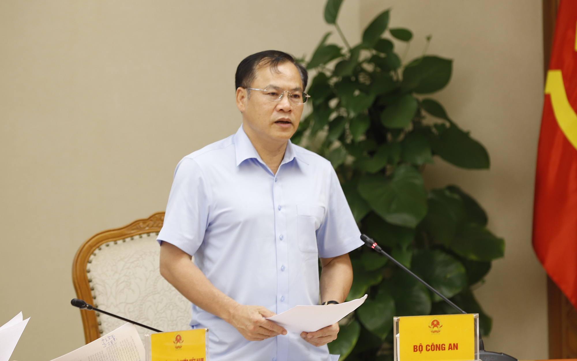 Trung tướng Nguyễn Văn Long, Thứ trưởng Bộ Công an phát biểu - Ảnh: VGP/Đình Nam Trung tướng Nguyễn Văn Long, Thứ trưởng Bộ Công an phát biểu - Ảnh: VGP/Đình Nam 