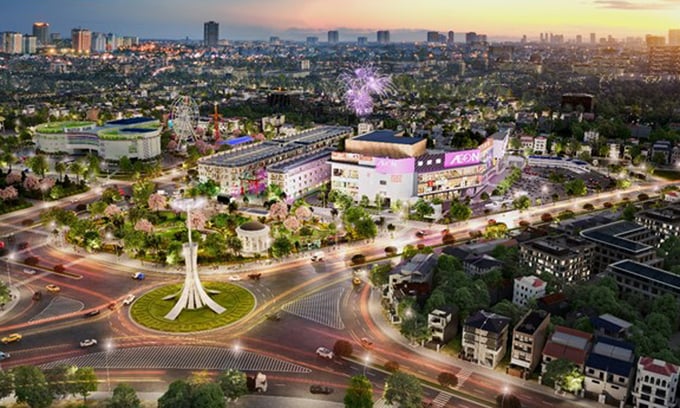 AEON Mỹ Tho có diện tích hơn 20.000 m2 tại Quảng trường trung tâm tỉnh Tiền Giang (xã Đạo Thạnh, TP. Mỹ Tho, tỉnh Tiền Giang) với tổng vốn đầu tư 1.155 tỷ đồng. AEON Mỹ Tho có diện tích hơn 20.000 m2 tại Quảng trường trung tâm tỉnh Tiền Giang (xã Đạo Thạnh, TP. Mỹ Tho, tỉnh Tiền Giang) với tổng vốn đầu tư 1.155 tỷ đồng.