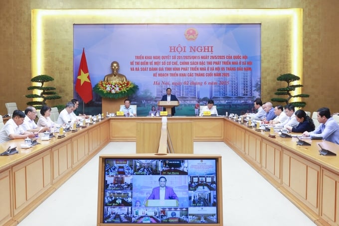 Thủ tướng Phạm Minh Chính chủ trì Hội nghị triển khai Nghị quyết 201/2025/QH15 của Quốc hội về thí điểm một số cơ chế chính sách đặc thù phát triển cho nhà ở xã hội. Thủ tướng Phạm Minh Chính chủ trì Hội nghị triển khai Nghị quyết 201/2025/QH15 của Quốc hội về thí điểm một số cơ chế chính sách đặc thù phát triển cho nhà ở xã hội. 