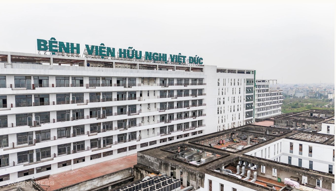 Bệnh viện Hữu nghị Việt Đức cơ sở 2 tại Hà Nam, tháng 4/2025. Ảnh: Giang Huy. Bệnh viện Hữu nghị Việt Đức cơ sở 2 tại Hà Nam, tháng 4/2025. Ảnh: Giang Huy.