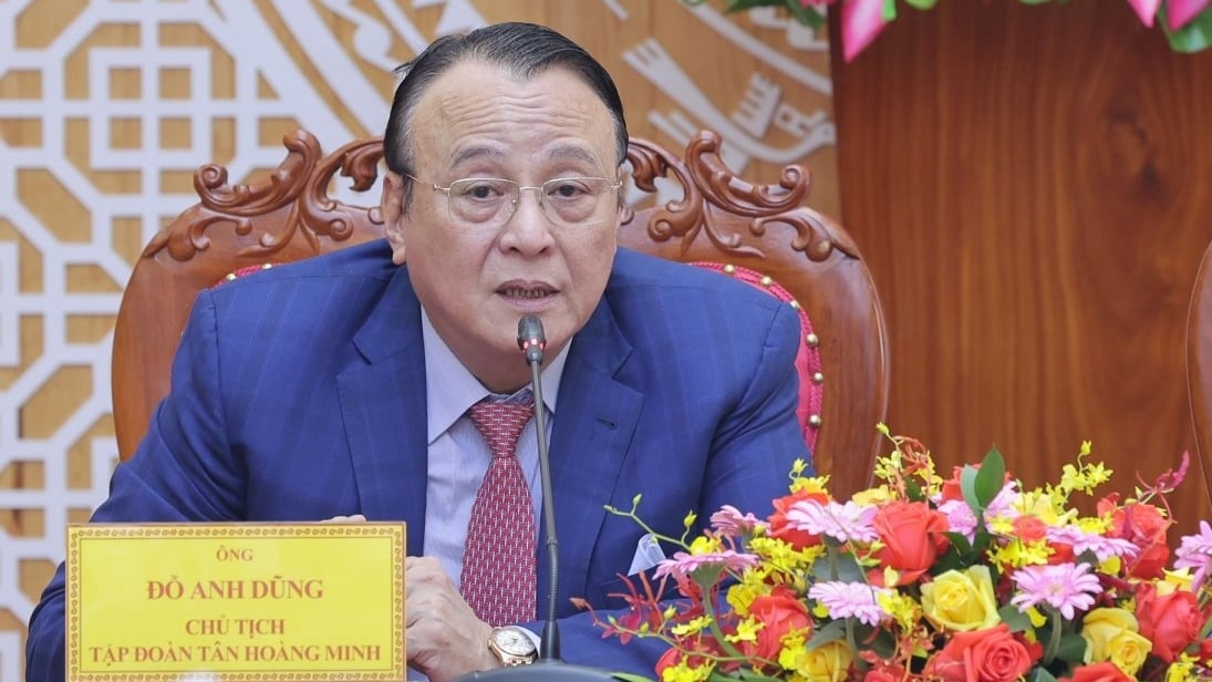 Ông Đỗ Anh Dũng, Chủ tịch Tập đoàn Tân Hoàng Minh. Ông Đỗ Anh Dũng, Chủ tịch Tập đoàn Tân Hoàng Minh. 