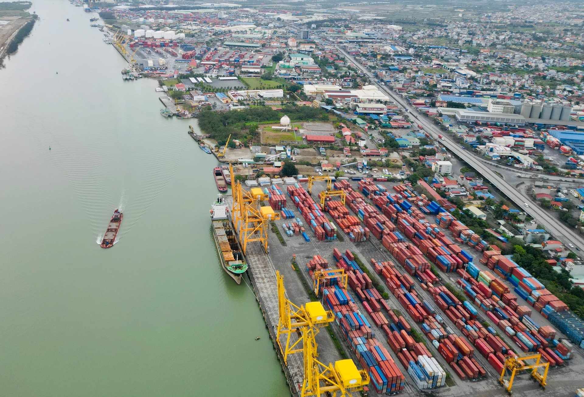Một góc thành phố Hải Phòng. Một góc thành phố Hải Phòng.