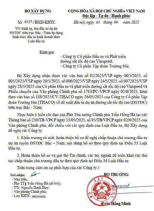 Văn bản chỉ đạo của Bộ Xây dựng Văn bản chỉ đạo của Bộ Xây dựng 