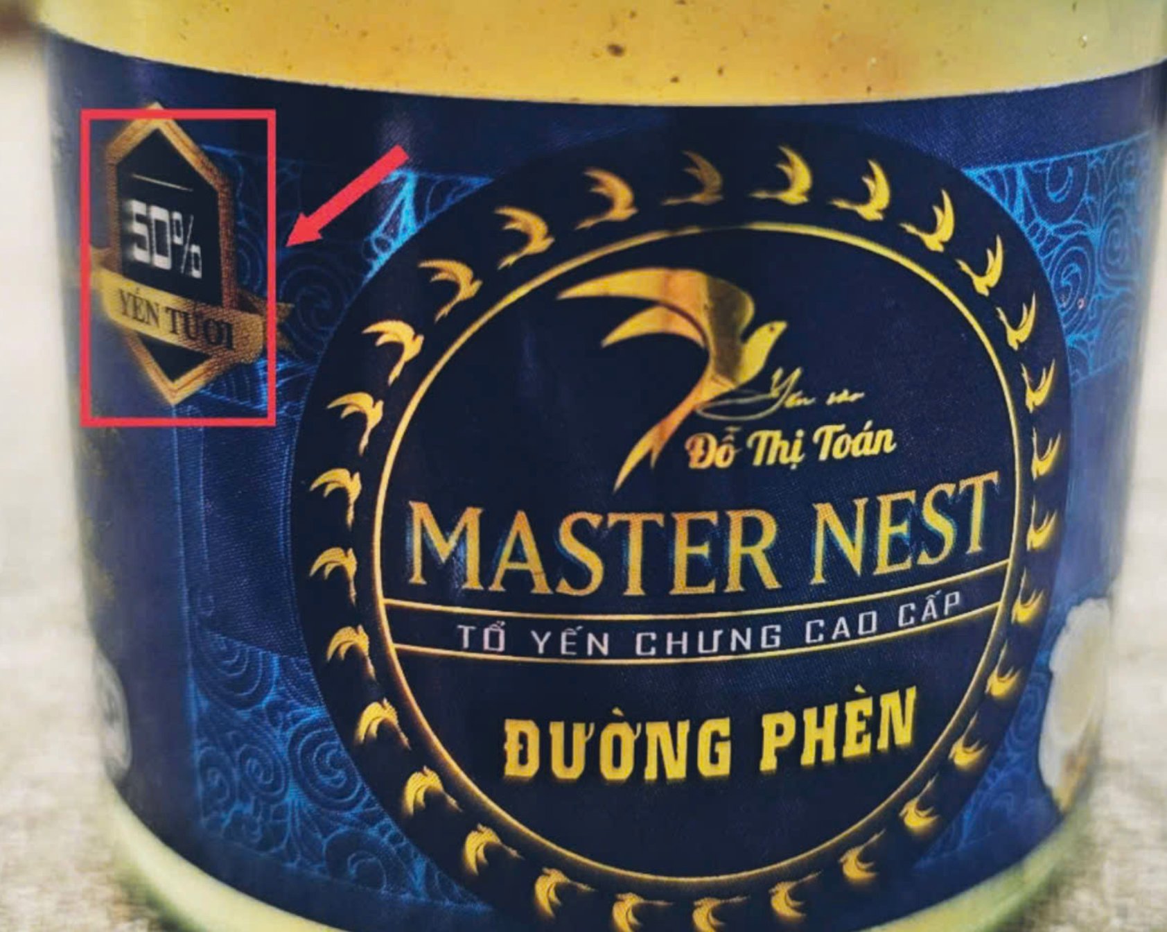 Sản phẩm Tổ yến chưng cao cấp Đỗ Thị Toán Master Nest. Sản phẩm Tổ yến chưng cao cấp Đỗ Thị Toán Master Nest. 