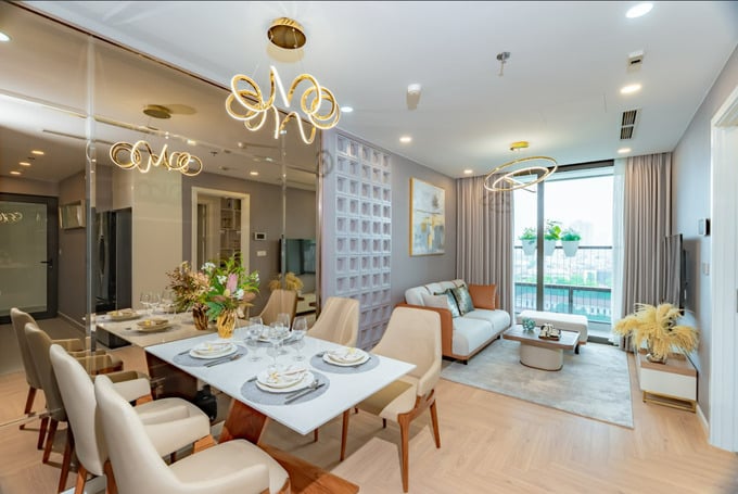 Các căn hộ được thiết kế linh hoạt để đáp ứng cho cả nhu cầu sống – làm việc Các căn hộ được thiết kế linh hoạt để đáp ứng cho cả nhu cầu sống – làm việc 